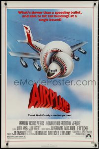 2c0795 AIRPLANE 1sh 1980 classic zany parody by Jim Abrahams and David & Jerry Zucker!