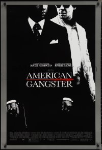 2c0803 AMERICAN GANGSTER DS 1sh 2007 Denzel Washington, Russell Crowe, Ridley Scott directed!