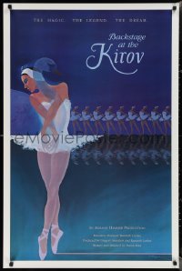2c0818 BACKSTAGE AT THE KIROV 1sh 1984 Derek Hart, St. Petersburg, great Mayeda ballet dancing art!