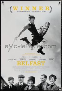 2c0845 BELFAST advance DS 1sh 2021 Kenneth Branagh, Academy Award winner Judi Dench, cast image!