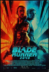 2c0867 BLADE RUNNER 2049 advance DS 1sh 2017 great montage image with Harrison Ford & Ryan Gosling!