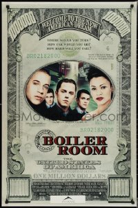 2c0875 BOILER ROOM int'l 1sh 2000 Giovanni Ribisi, Vin Diesel, welcome to the American dream!