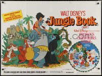 2c0309 JUNGLE BOOK /MICKEY'S CHRISTMAS CAROL British quad 1983 cool Disney double-bill!