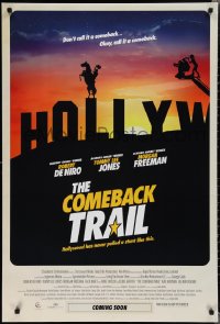 2c0912 COMEBACK TRAIL advance DS 1sh 2021 Robert De Niro, Tommy Lee Jones, Morgan Freeman, rated!