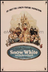2c0200 SNOW WHITE & THE SEVEN DWARFS 24x36 commercial poster 1970s image from style B one-sheet!