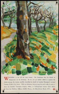 2c0206 TRANSPORT FOR LONDON 25x40 English commercial poster 1970s forest by Susanna Bott!
