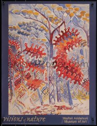 2c0207 VISIONS OF NATURE WALTER ANDERSON MUSEUM OF ART 20x26 commercial poster 2000s Fall Woods!
