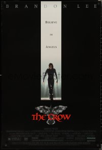 2c0920 CROW 1sh 1994 Brandon Lee's final movie, believe in angels, cool image!