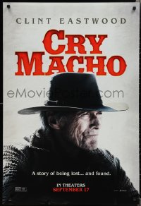 2c0922 CRY MACHO teaser DS 1sh 2021 Clint Eastwood, a story of being lost... and found!