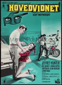 2c0243 KEY WITNESS Danish 1960 motorcycle punk Dennis Hopper & Pat Crowley who was their girl!