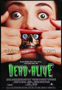 2c0936 DEAD ALIVE 1sh 1992 Peter Jackson gore-fest, some things won't stay down!