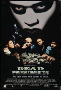 2c0937 DEAD PRESIDENTS DS 1sh 1995 Chris Tucker, Larenz Tate, the only color is green!