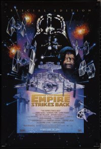 2c0963 EMPIRE STRIKES BACK style C advance 1sh R1997 they're back on the big screen!