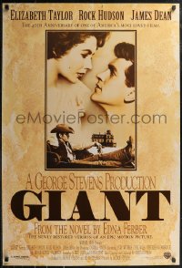 2c1010 GIANT 1sh R1996 James Dean, Elizabeth Taylor, Rock Hudson, directed by George Stevens!