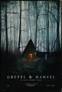 2c1026 GRETEL & HANSEL teaser DS 1sh 2020 Brothers Grimm, Lillis & Leakey in the title roles!