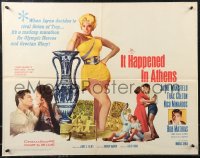 2c0645 IT HAPPENED IN ATHENS 1/2sh 1962 super sexy Jayne Mansfield rivals Helen of Troy, Olympics!