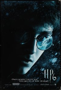 2c1044 HARRY POTTER & THE HALF-BLOOD PRINCE teaser DS 1sh 2009 Daniel Radcliffe and Michael Gambon!