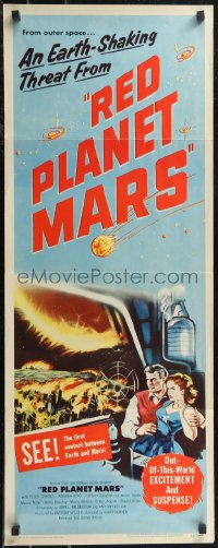 2c0752 RED PLANET MARS insert 1952 threat from outer space may mean the end of the Earth!