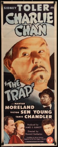 2c0770 TRAP insert 1946 Sidney Toler as Charlie Chan, Mantan Moreland, Victor Sen Young!