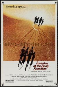 2c1093 INVASION OF THE BODY SNATCHERS advance 1sh 1978 Philip Kaufman sci-fi, read the Dell book!