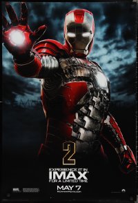 2c1098 IRON MAN 2 IMAX teaser DS 1sh 2010 Marvel, Downey Jr, Cheadle, Paltrow, Scarlett Johansson!