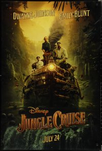 2c1117 JUNGLE CRUISE teaser DS 1sh 2020 Walt Disney, Dwayne Johnson, Blunt, based on the ride!