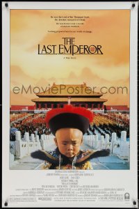 2c1138 LAST EMPEROR 1sh 1987 Bernardo Bertolucci epic, great image of young emperor w/army!