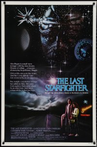 2c1142 LAST STARFIGHTER 1sh 1984 Lance Guest, great sci-fi art by Charles de Mar!