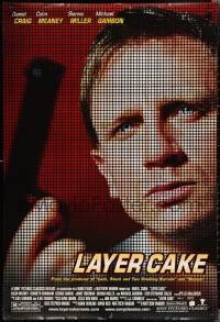 2c1145 LAYER CAKE DS 1sh 2005 Sienna Miller, Colm Meaney, cool image of Daniel Craig!