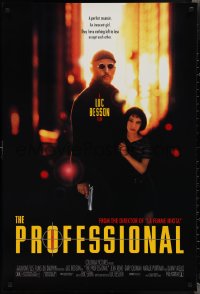 2c1150 LEON DS 1sh 1994 Luc Besson's The Profesional, image of Jean Reno & young Natalie Portman!