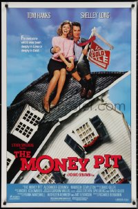 2c1217 MONEY PIT 1sh 1986 Steven Spielberg, Tom Hanks & Shelley Long are deeply in love & debt!