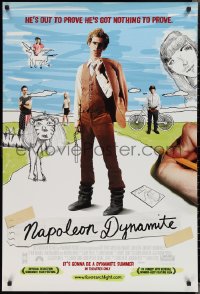 2c1235 NAPOLEON DYNAMITE advance DS 1sh 2004 Jared Hess, Jon Heder's got nothing to prove!