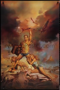 2c1237 NATIONAL LAMPOON'S VACATION 1sh 1983 Chevy Chase and cast by Boris Vallejo!
