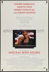 2c1238 NATURAL BORN KILLERS DS 1sh 1994 Oliver Stone, Woody Harrelson & Juliette Lewis on TV!