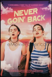 2c1241 NEVER GOIN' BACK DS 1sh 2018 great wacky image of Maia Mitchell and Camila Morrone!