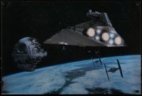 2c0612 RETURN OF THE JEDI 2 color 20x30 stills 1983 Star Wars, Death Star, battle in space & Endor!