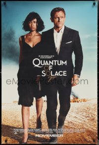 2c1290 QUANTUM OF SOLACE int'l advance DS 1sh 2008 Daniel Craig as James Bond, sexy Olga Kurylenko!