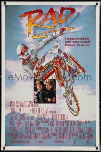 2c1291 RAD 1sh 1986 extreme BMX bike racing, Bill Allen, Lori Loughlin!
