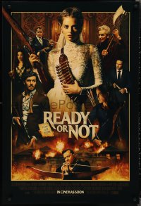 2c1299 READY OR NOT int'l advance DS 1sh 2019 sexy bride Samara Weaving, in-laws can be murder!