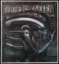2c0124 ALIEN 20x22 special poster 1990s Ridley Scott sci-fi classic, cool H.R. Giger art of monster!