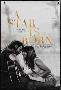 2c1389 STAR IS BORN teaser DS 1sh 2018 Bradley Cooper stars and directs, romantic image w/Lady Gaga!