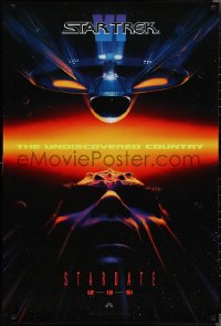 2c1394 STAR TREK VI teaser 1sh 1991 William Shatner, Leonard Nimoy, Stardate 12-13-91!