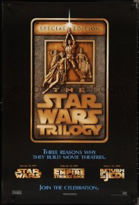 2c1403 STAR WARS TRILOGY style F 1sh 1997 George Lucas, Empire Strikes Back, Return of the Jedi!