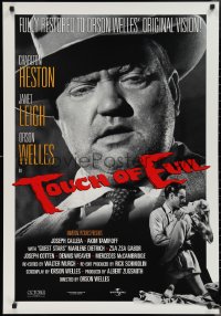 2c1435 TOUCH OF EVIL 1sh R1998 Charlton Heston, Janet Leigh, image of Orson Welles!