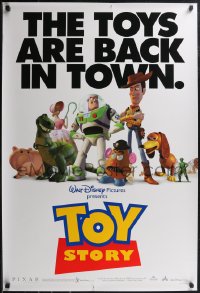 2c1436 TOY STORY int'l 1sh 1995 Disney & Pixar cartoon, great images of Buzz, Woody & cast!