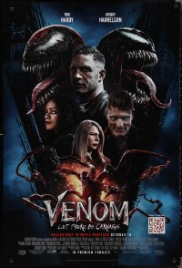 2c1467 VENOM: LET THERE BE CARNAGE advance DS 1sh 2021 Marvel Comics Tom Hardy in title role & more!