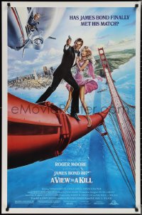 2c1469 VIEW TO A KILL 1sh 1985 Roger Moore as James Bond 007, Walken, Grace Jones!