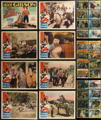2d0410 LOT OF 32 11X14 REPRO COWBOY WESTERN LOBBY CARD PHOTOS 1980s classic & rare movies!