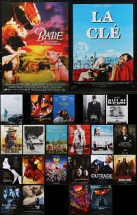 2d1156 LOT OF 23 FORMERLY FOLDED FRENCH 15X21 POSTERS 1970s-2010s a variety of movie images!