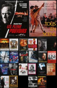 2d1153 LOT OF 26 FORMERLY FOLDED FRENCH 15X21 POSTERS 1970s-2010s a variety of movie images!